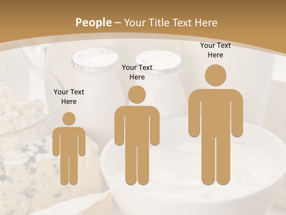 Swiss Jug Cottage Cheese PowerPoint Template