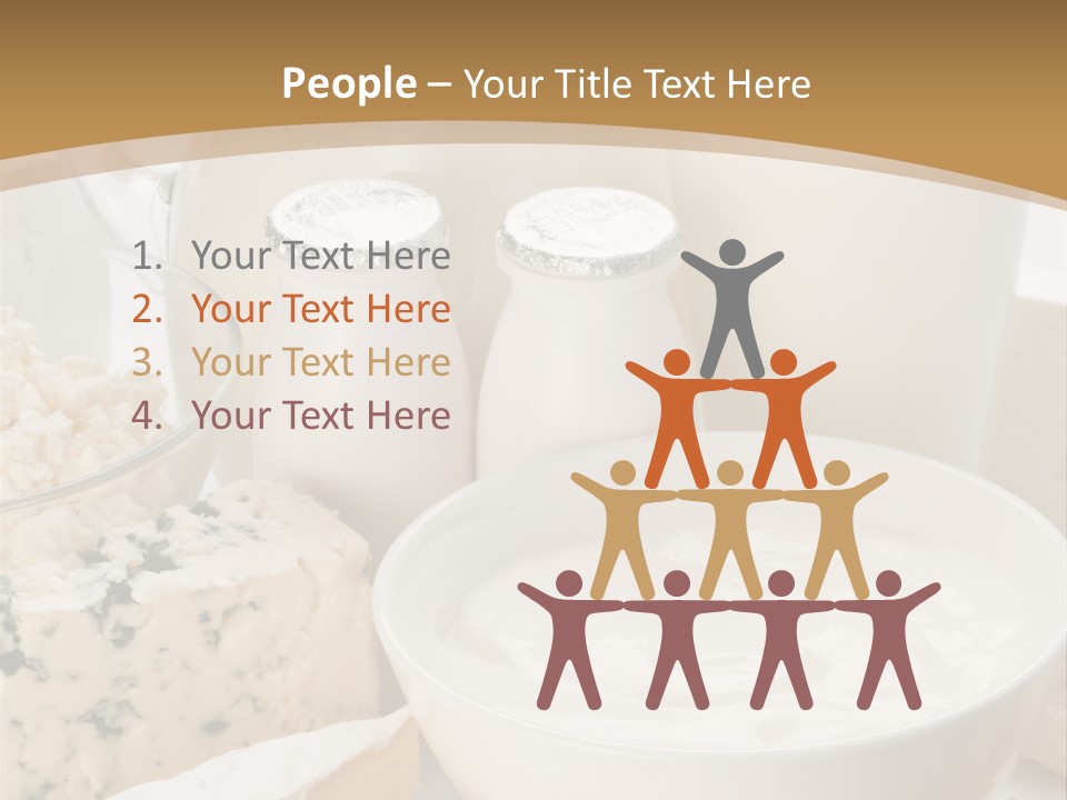 Swiss Jug Cottage Cheese PowerPoint Template