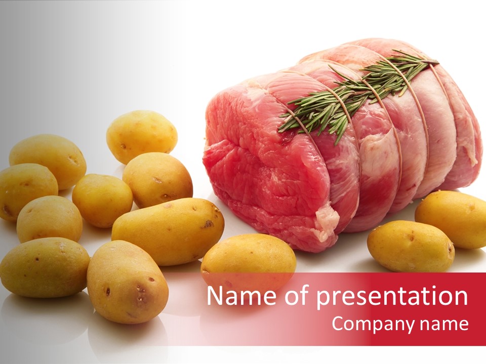 International Cuisine Beef PowerPoint Template