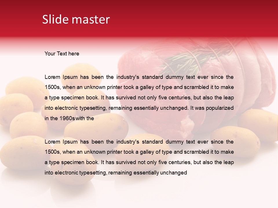 International Cuisine Beef PowerPoint Template