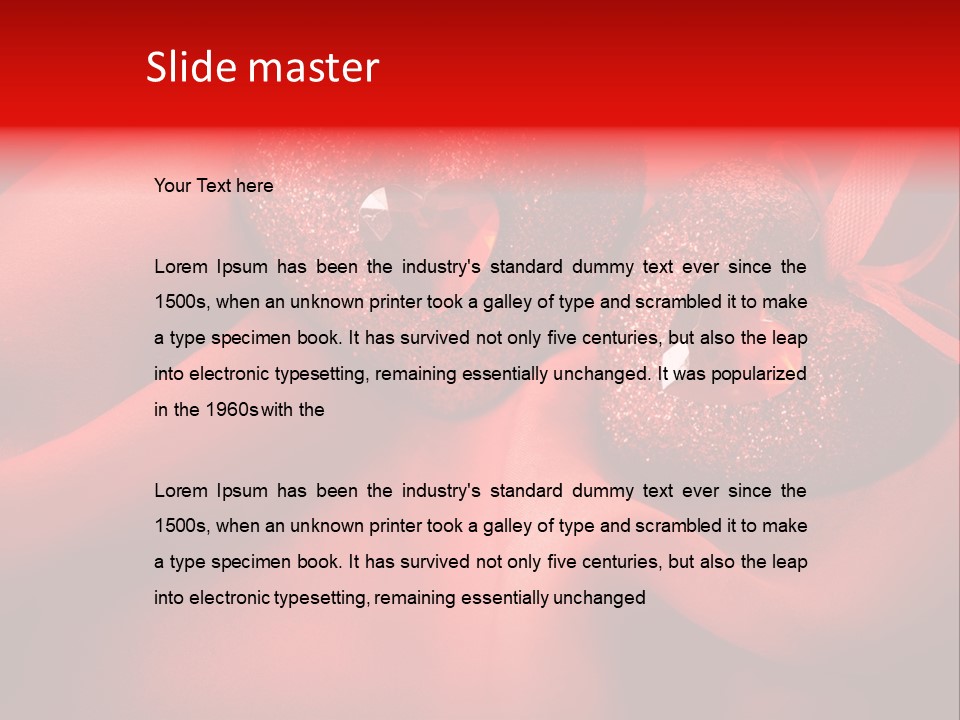 Natural Silky Copy Space PowerPoint Template