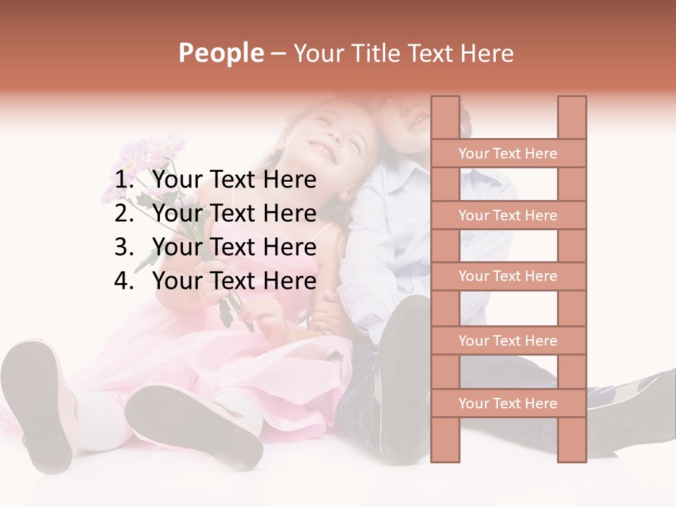 Happiness Looking Youth PowerPoint Template