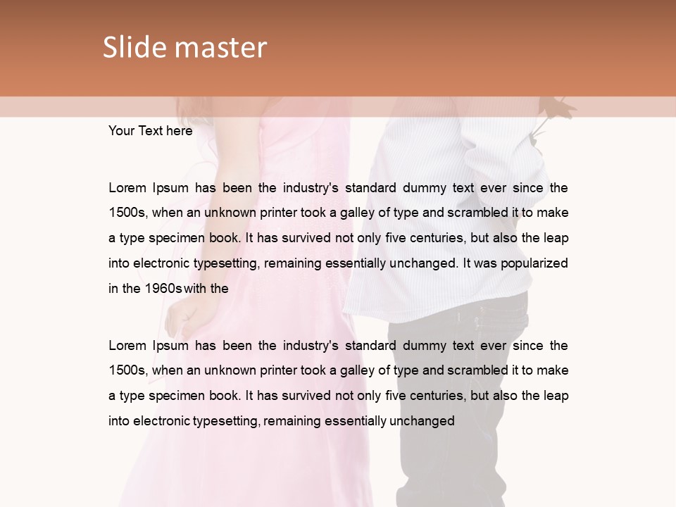 Valentine Kid Casual PowerPoint Template