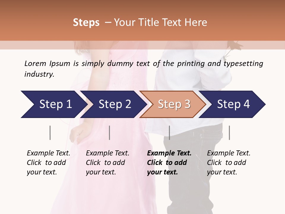Valentine Kid Casual PowerPoint Template