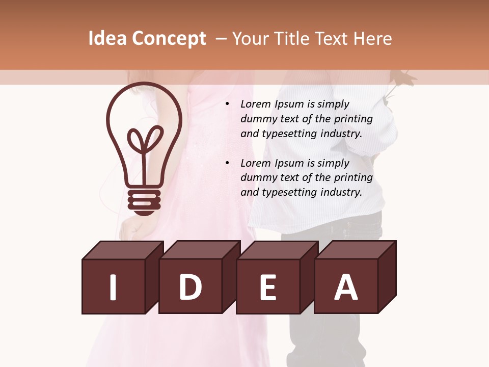 Valentine Kid Casual PowerPoint Template