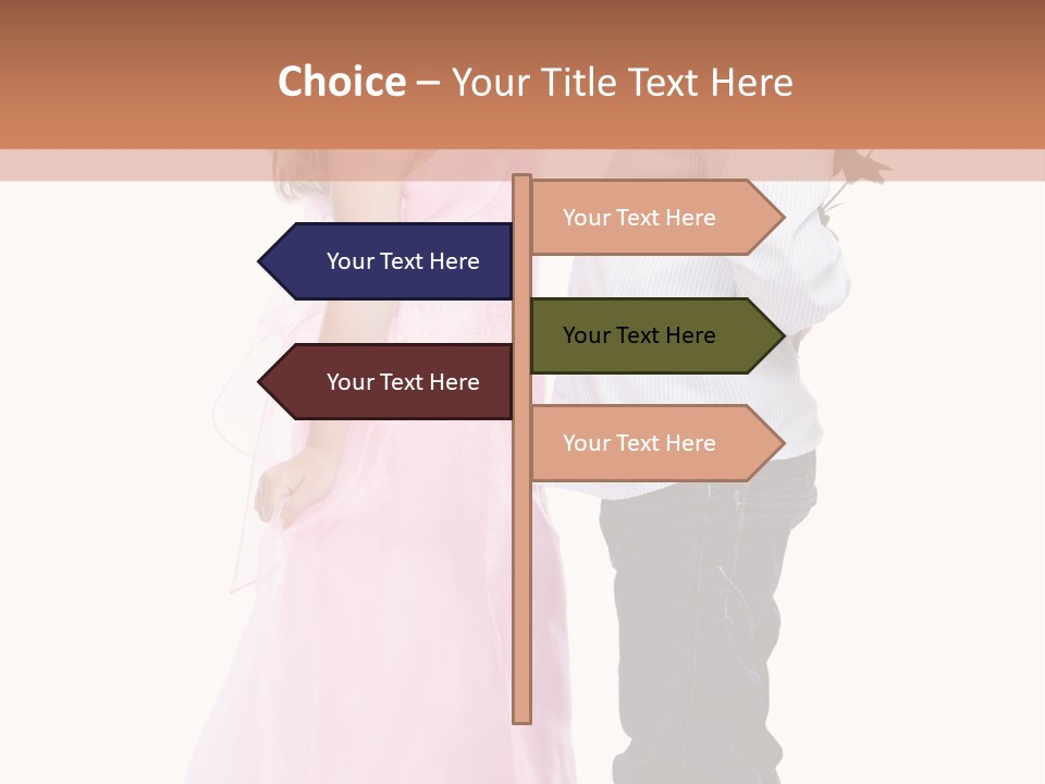 Valentine Kid Casual PowerPoint Template