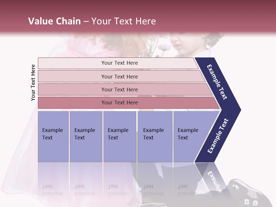 Caucasian Small Boy PowerPoint Template