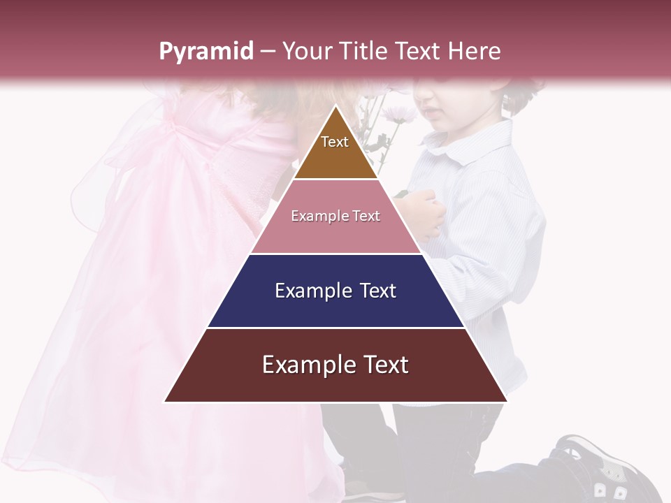 Caucasian Small Boy PowerPoint Template