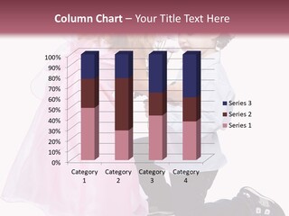 Caucasian Small Boy PowerPoint Template