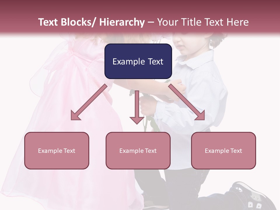 Caucasian Small Boy PowerPoint Template
