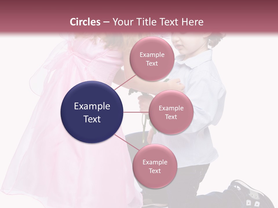 Caucasian Small Boy PowerPoint Template