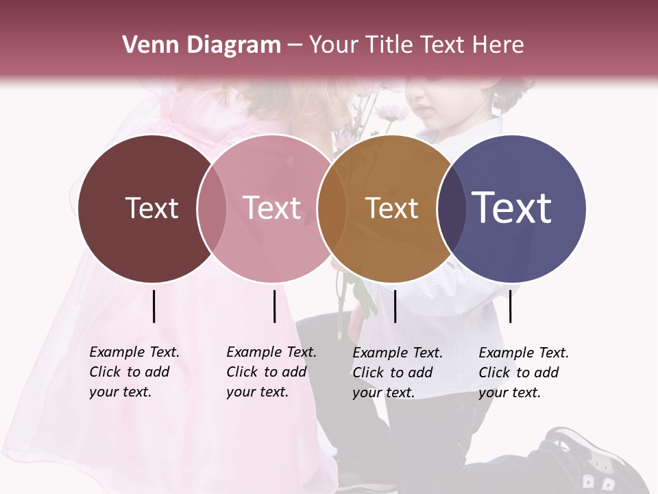 Caucasian Small Boy PowerPoint Template