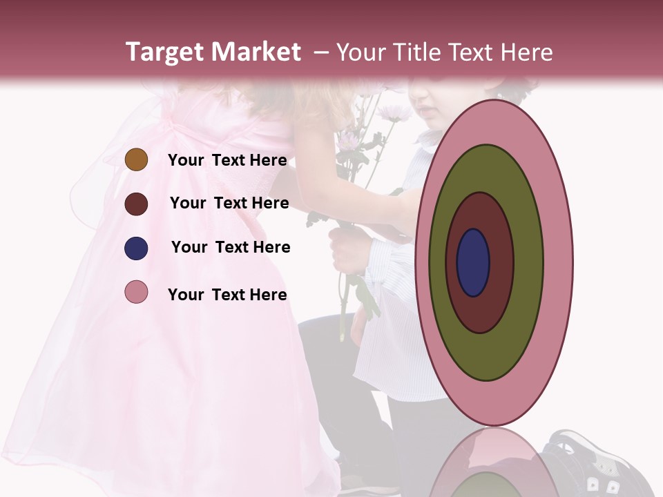 Caucasian Small Boy PowerPoint Template