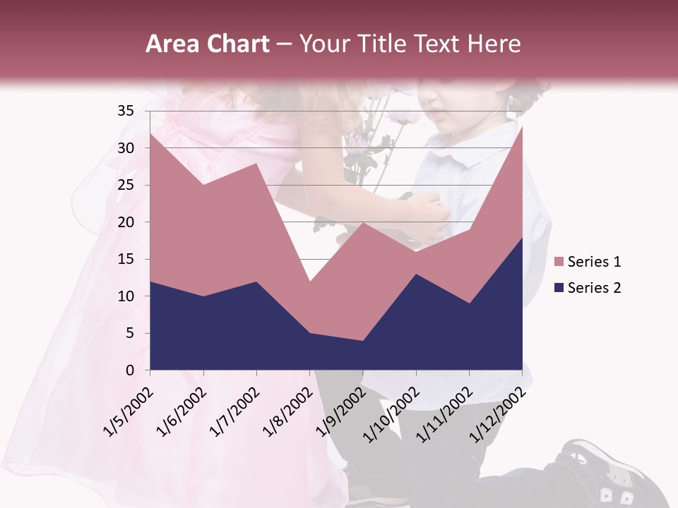 Caucasian Small Boy PowerPoint Template
