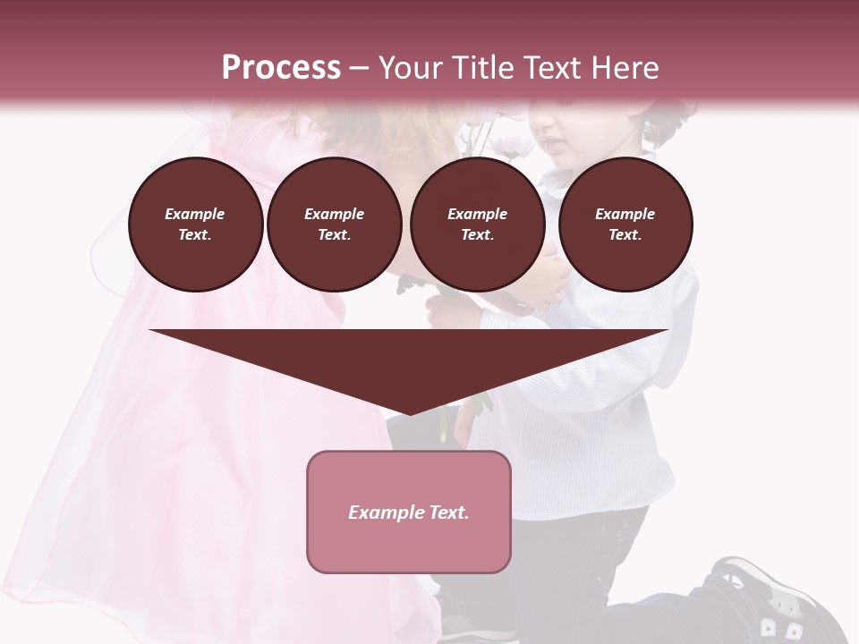 Caucasian Small Boy PowerPoint Template