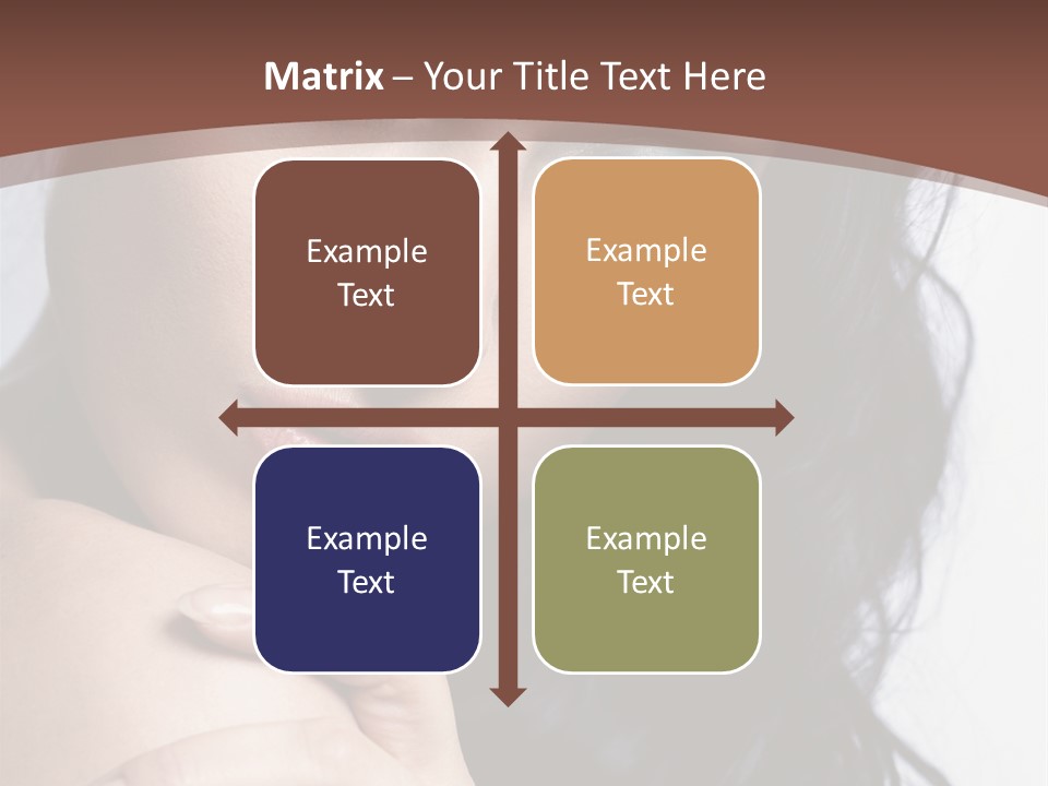 Fashion Female Black PowerPoint Template