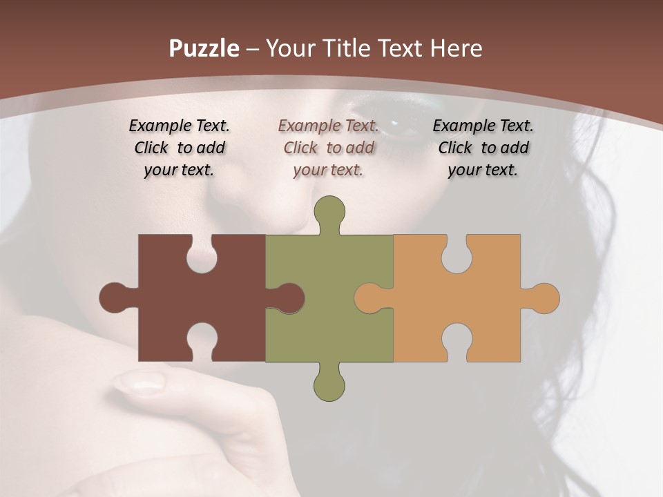 Fashion Female Black PowerPoint Template