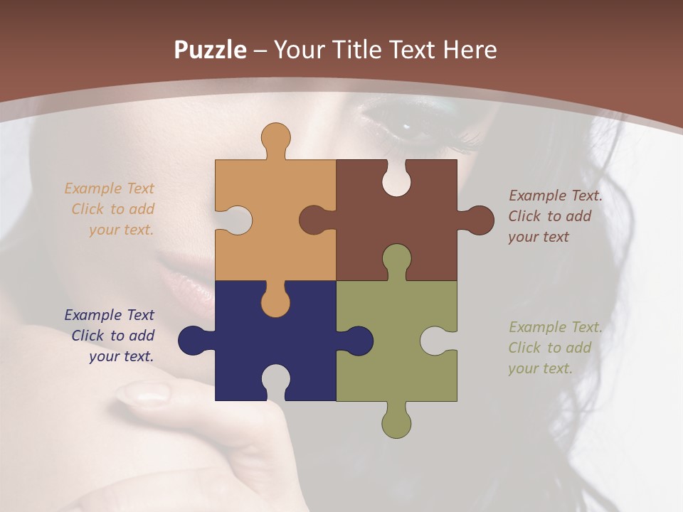 Fashion Female Black PowerPoint Template