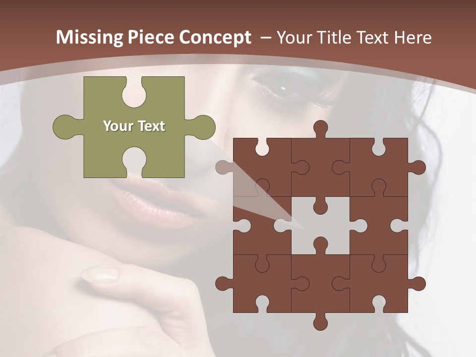 Fashion Female Black PowerPoint Template