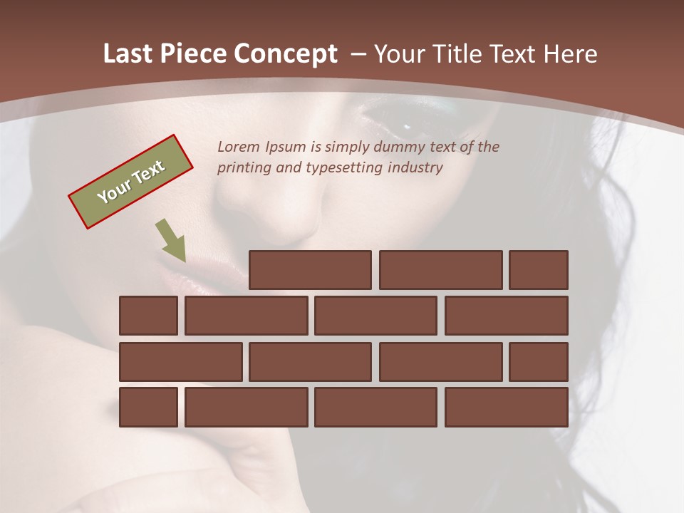 Fashion Female Black PowerPoint Template