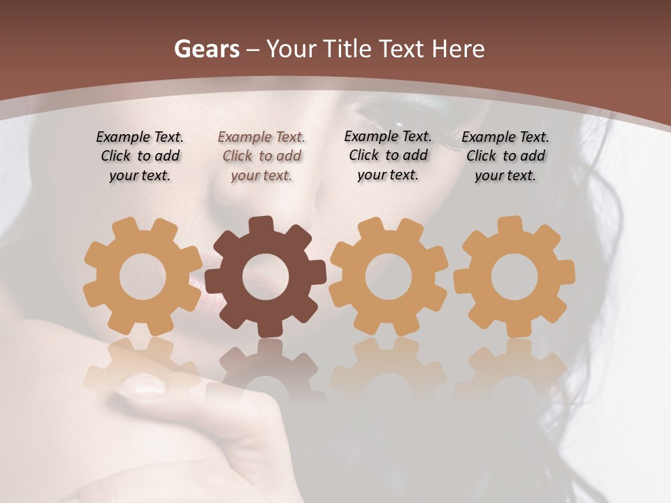 Fashion Female Black PowerPoint Template