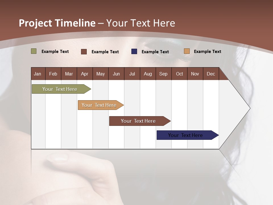 Fashion Female Black PowerPoint Template