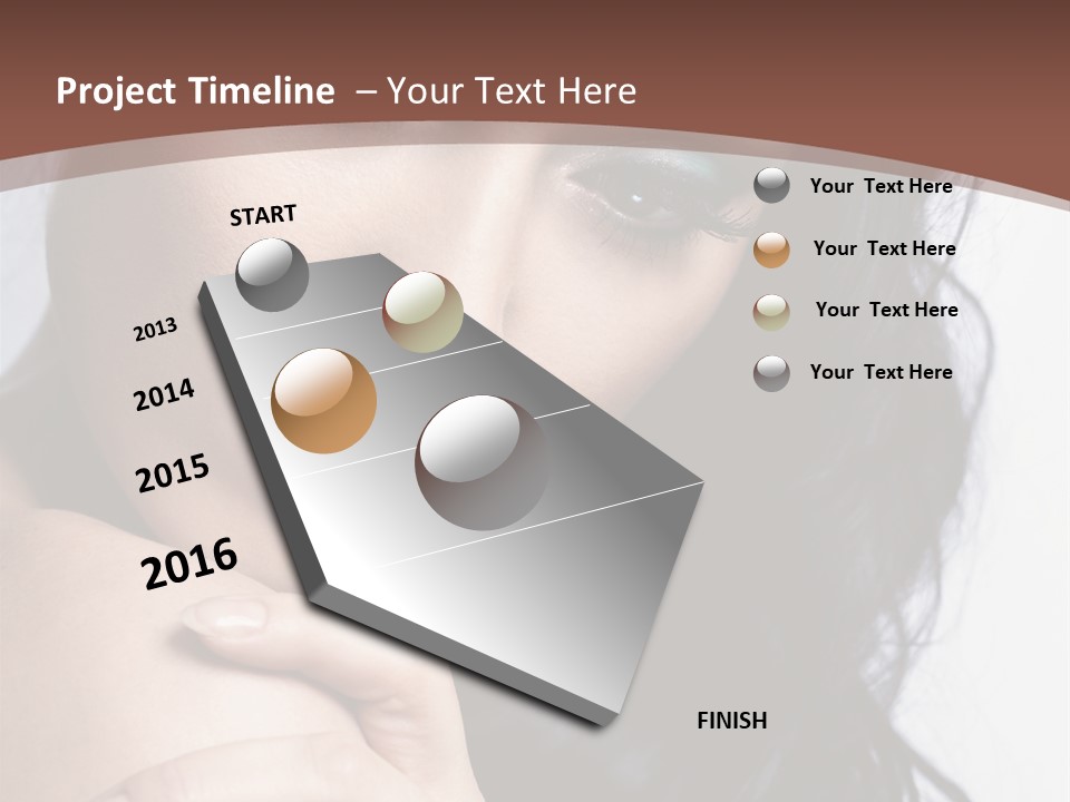 Fashion Female Black PowerPoint Template