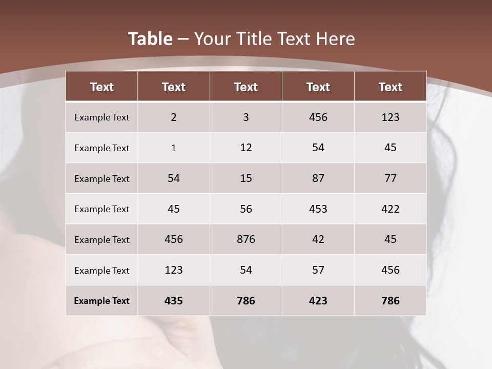 Fashion Female Black PowerPoint Template