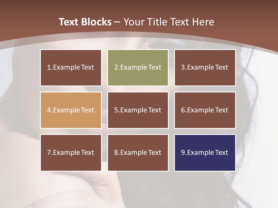 Fashion Female Black PowerPoint Template