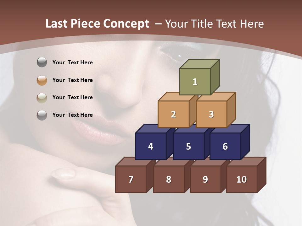 Fashion Female Black PowerPoint Template