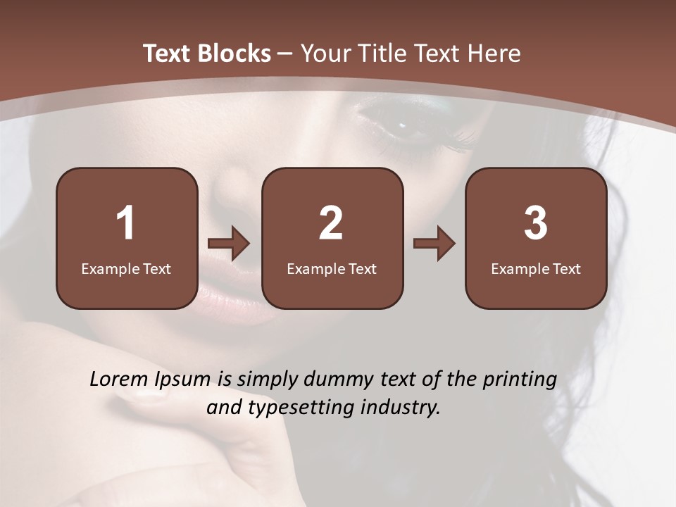 Fashion Female Black PowerPoint Template