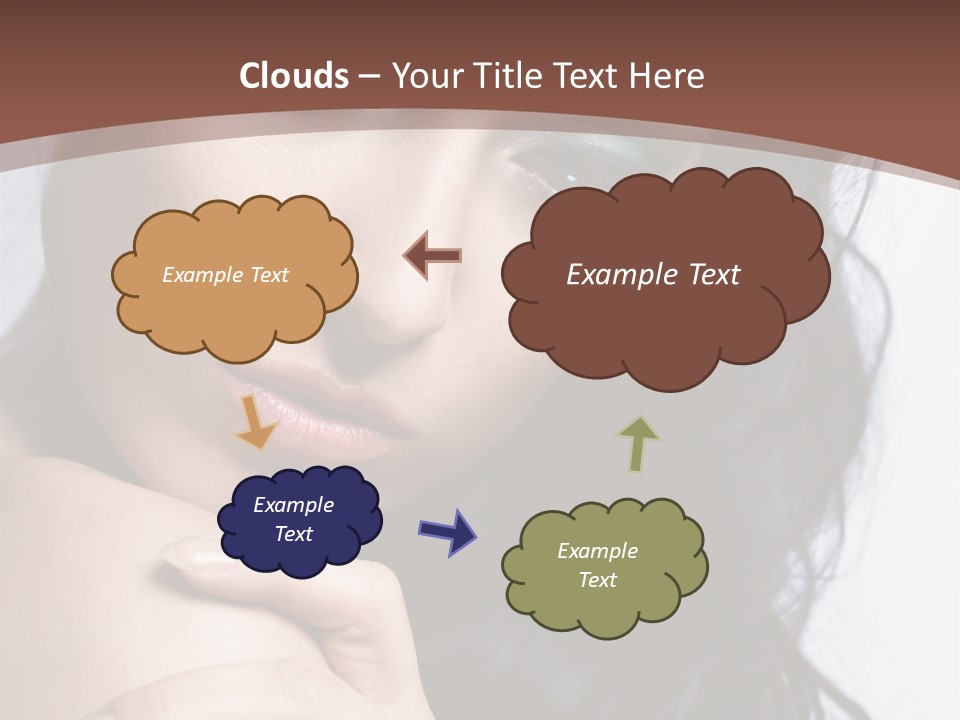 Fashion Female Black PowerPoint Template