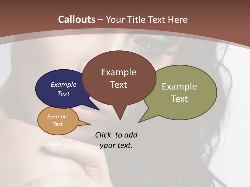 Fashion Female Black PowerPoint Template