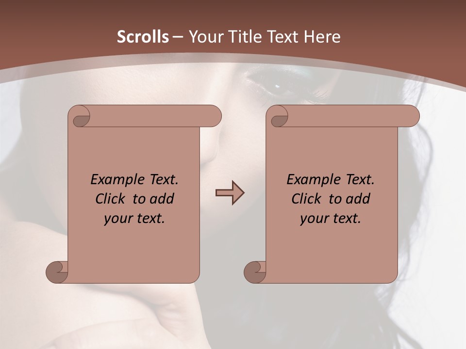 Fashion Female Black PowerPoint Template