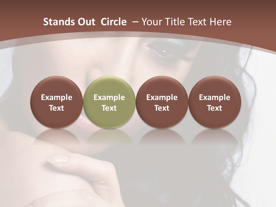 Fashion Female Black PowerPoint Template