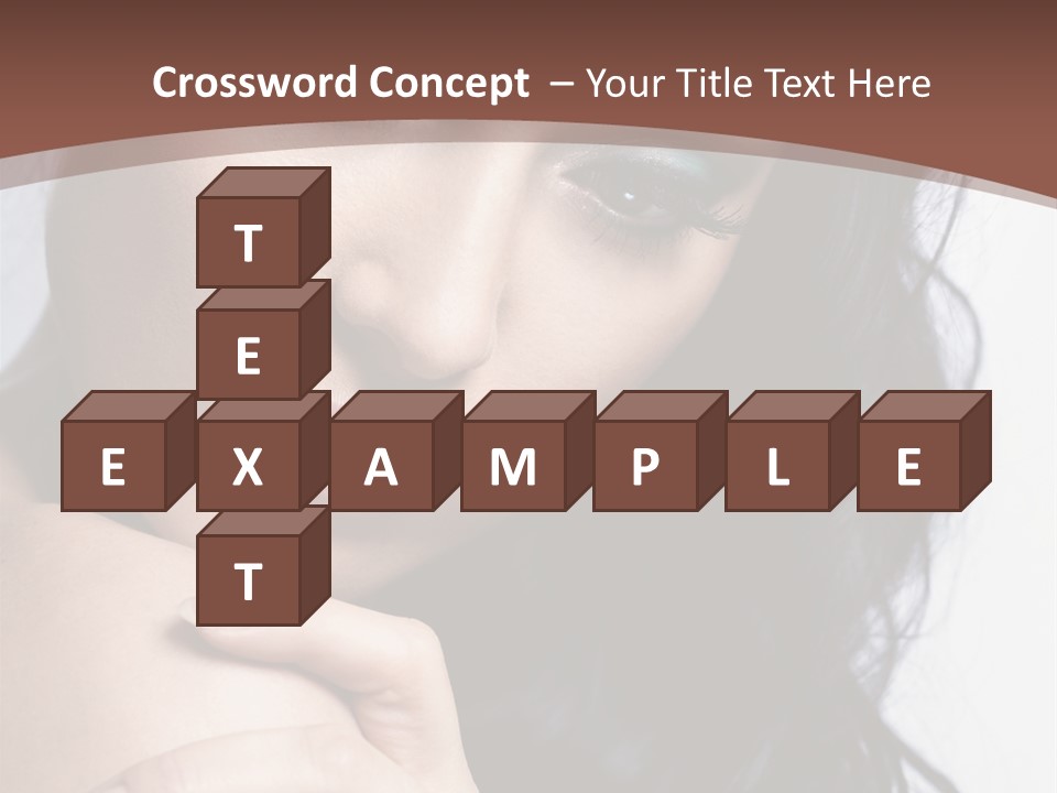 Fashion Female Black PowerPoint Template