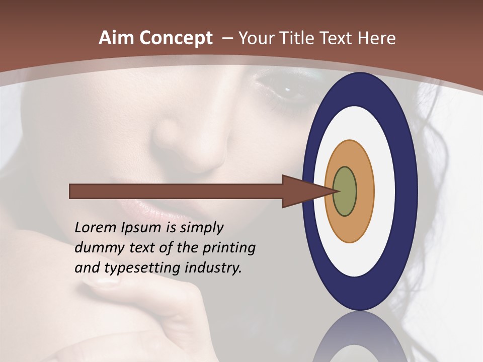 Fashion Female Black PowerPoint Template