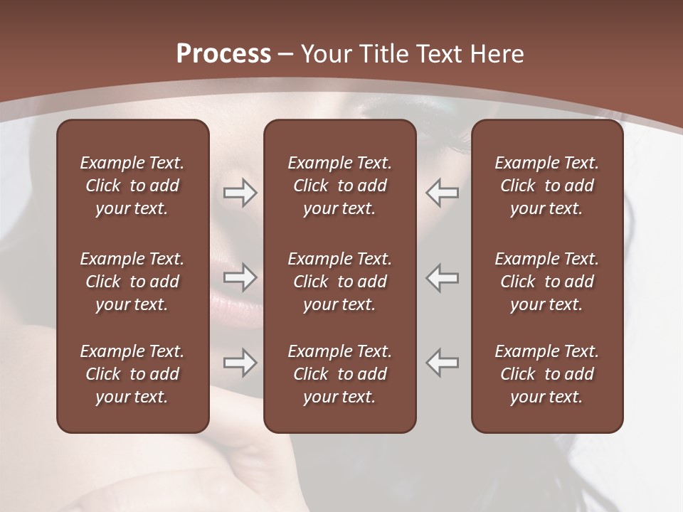 Fashion Female Black PowerPoint Template