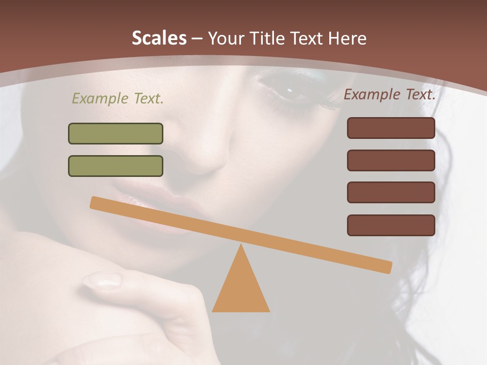 Fashion Female Black PowerPoint Template