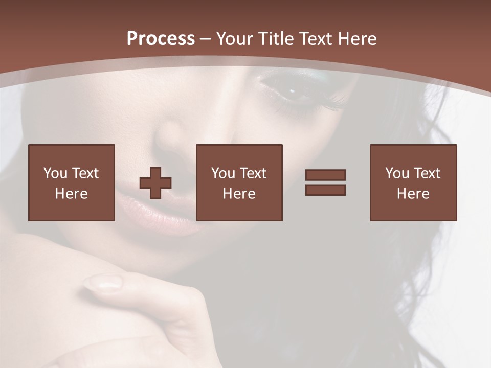 Fashion Female Black PowerPoint Template