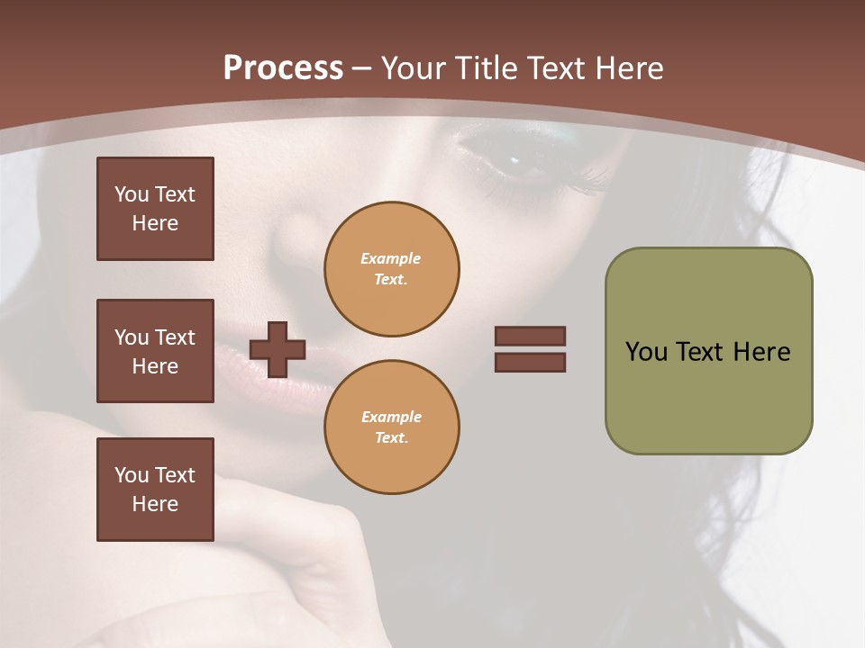 Fashion Female Black PowerPoint Template