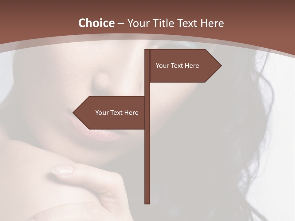 Fashion Female Black PowerPoint Template