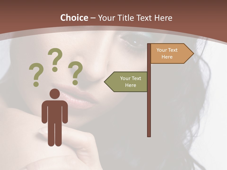 Fashion Female Black PowerPoint Template