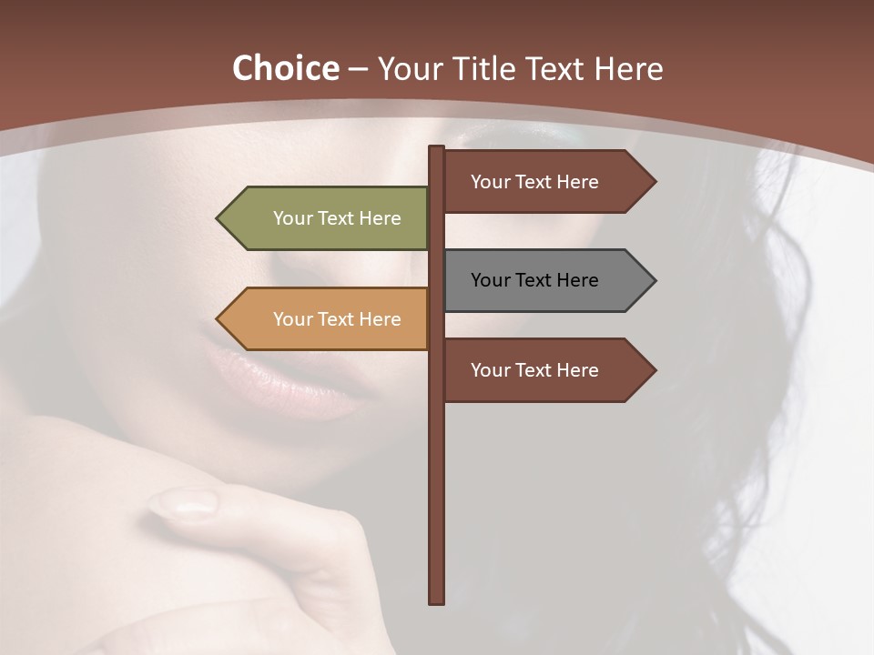 Fashion Female Black PowerPoint Template