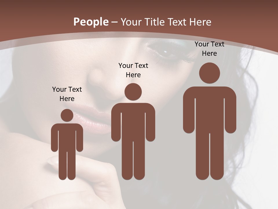 Fashion Female Black PowerPoint Template