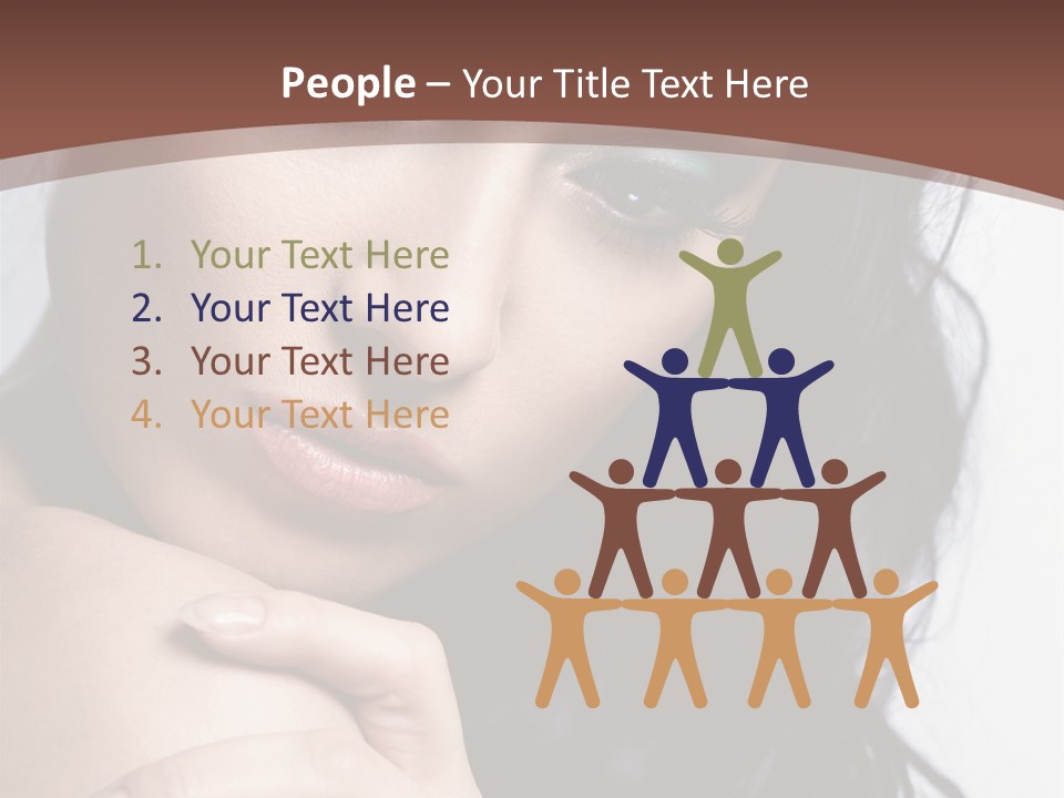 Fashion Female Black PowerPoint Template