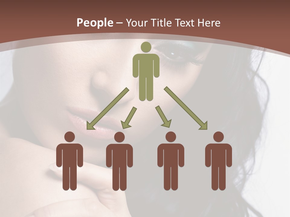 Fashion Female Black PowerPoint Template