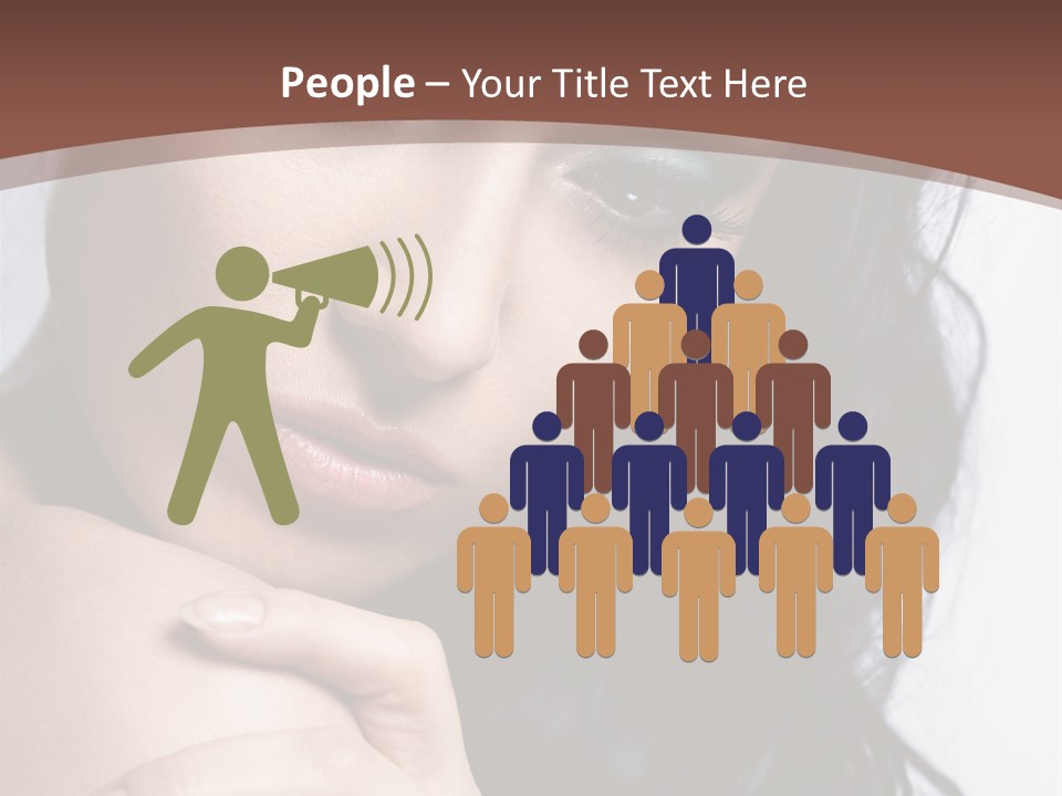 Fashion Female Black PowerPoint Template