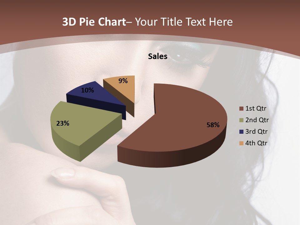 Fashion Female Black PowerPoint Template