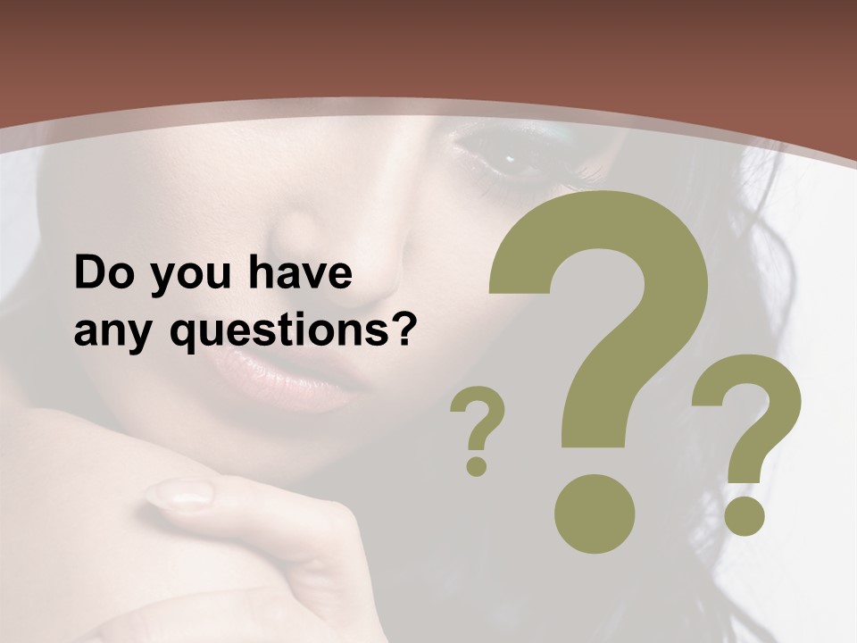 Fashion Female Black PowerPoint Template